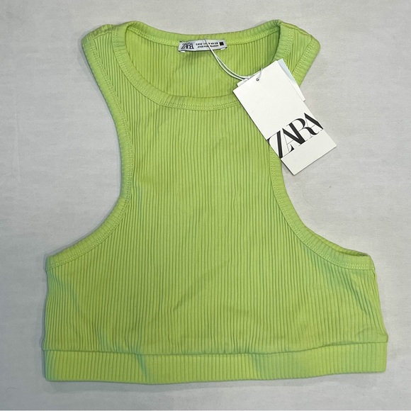 Zara Ribbed Halter Top - Picture 5 of 7
